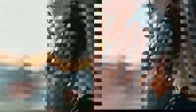 woman on mobile phone